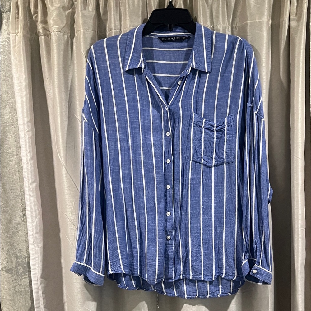 ZARA striped top